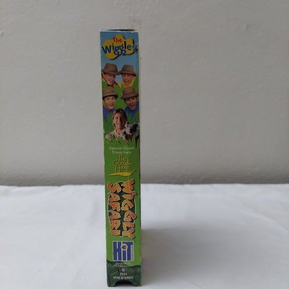 The Wiggles Wiggly Safari VHS 2006 Vintage Kid Show Steve Irwin Crocodile Hunter - Picture 4 of 6